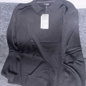 Akris Classic Black Polo Sweater